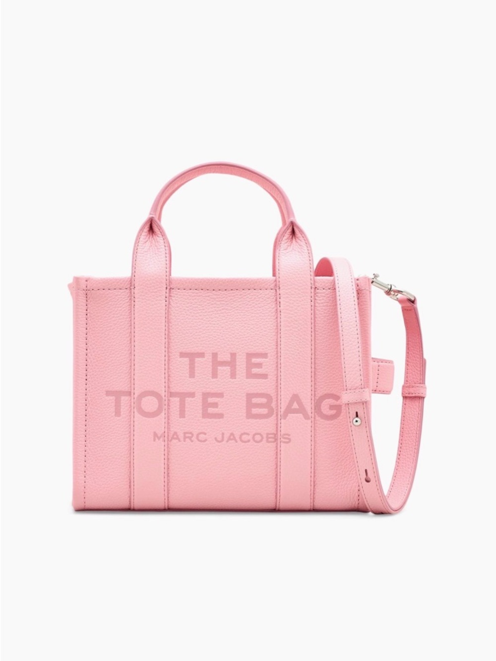 Marc Jacobs The Tote Bag Small Leather Tote in Ribbon Pink